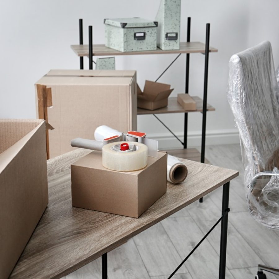 Moving boxes and materials for packing and moving
